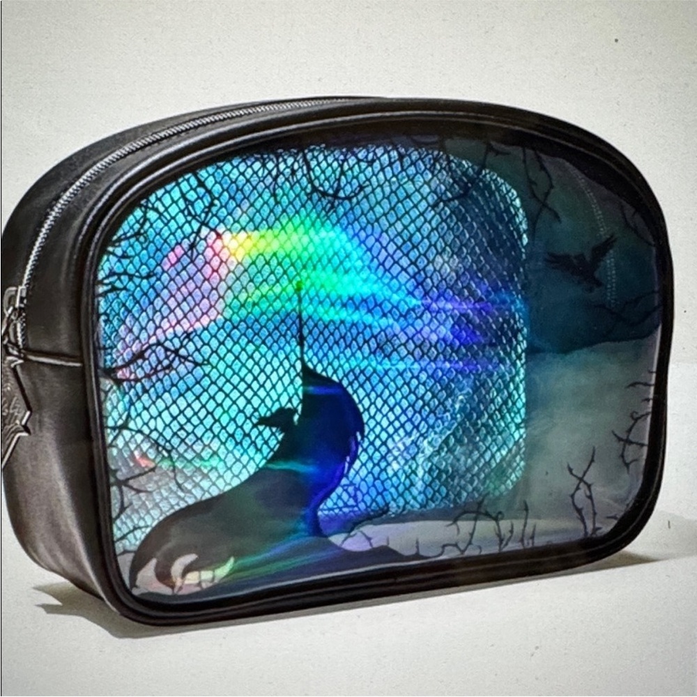 Disney Maleficent Cosmetic Bag Bath and Body Works Iridescent Villains NWT
